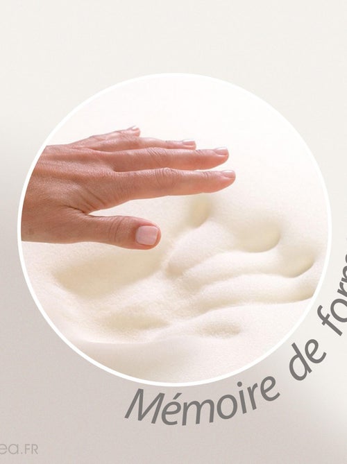Oreiller PILO Visco-végétal à mémoire de forme Carré - Kiabi Oreiller PILO Visco-végétal à mémoire de forme Carré - Kiabi