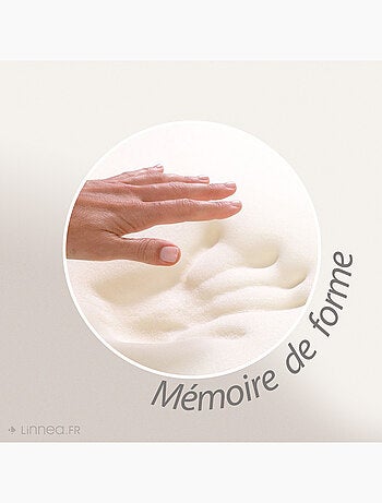 Oreiller PILO Visco-végétal à mémoire de forme Rectangulaire
