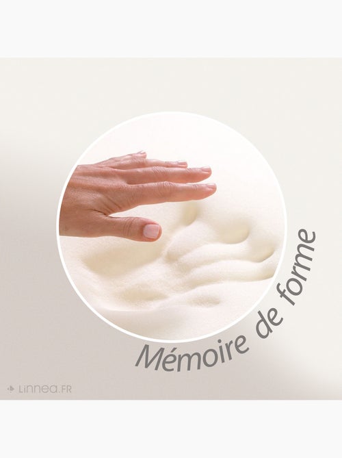 Oreiller PILO Visco-végétal à mémoire de forme Rectangulaire - Kiabi Oreiller PILO Visco-végétal à mémoire de forme Rectangulaire - Kiabi