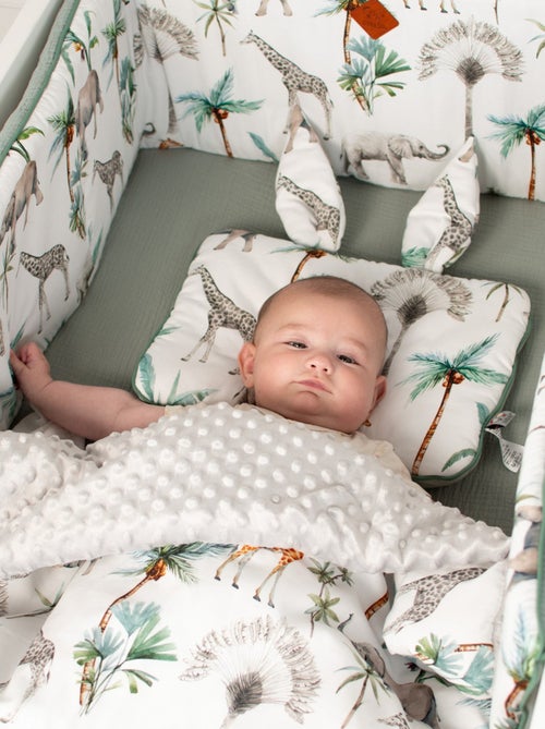 Oreiller plat coussin lapin, réversible, Safari SEVIRA KIDS - Kiabi