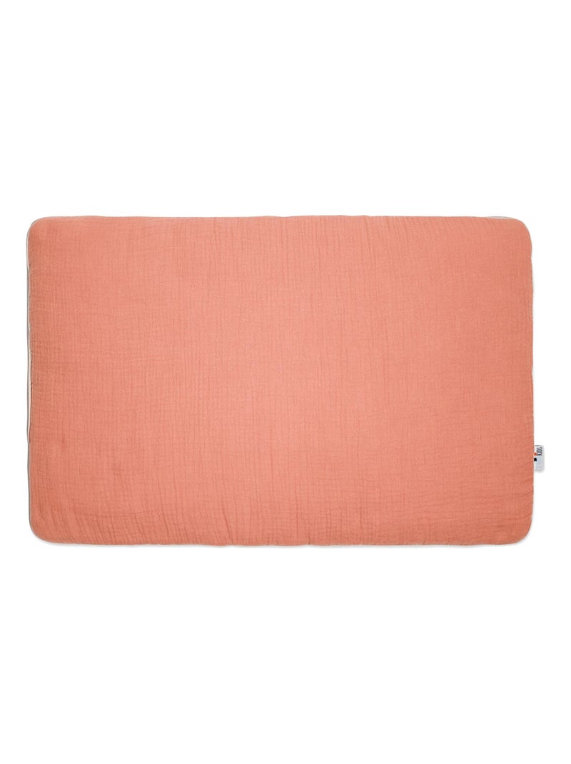 Oreiller plat en gaze de coton, Jeanne SEVIRA KIDS Marron - Kiabi