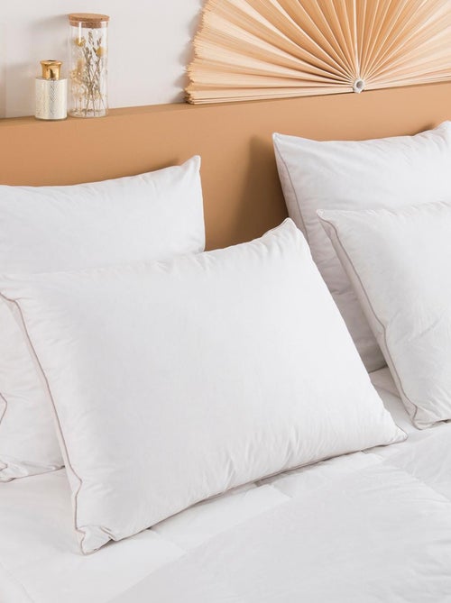 Oreiller Premium Naturel Anti-Acariens Ferme - 30% duvet - DUNLOPILLO - Kiabi