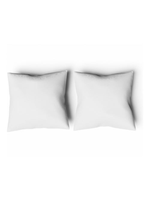 Oreiller rectangulaire ou carré moelleux 100% Polyester Fibres Creuses Coussin Promo Linge - Kiabi