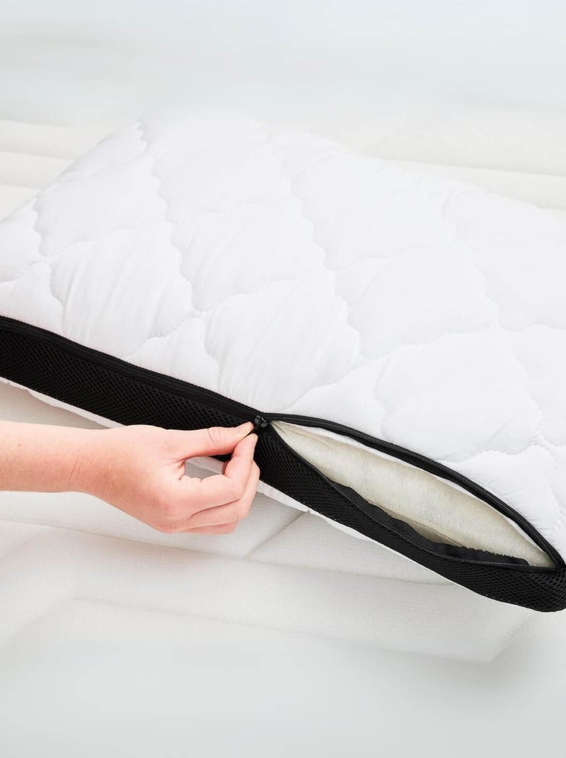 Oreiller spécial cervicales mousse mémoire Blanc - Kiabi