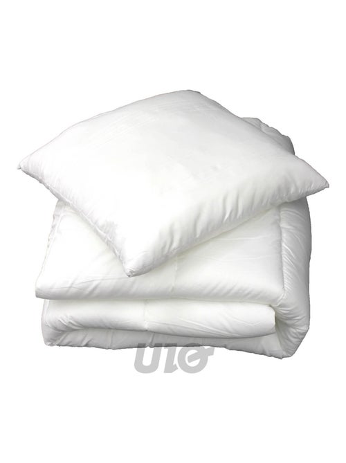 Oreiller uni confort en polyester - Kiabi