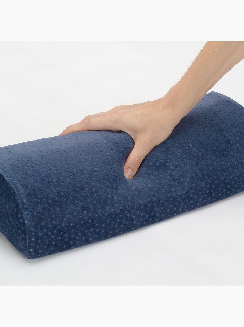Oreiller Visco pour les jambes Améliore la circulation Ergonomique Bleu - Kiabi