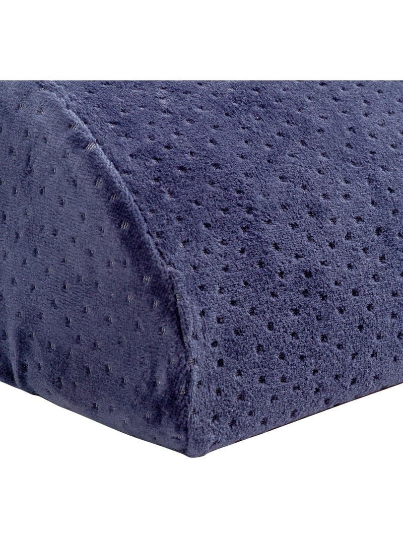Oreiller Visco pour les jambes Améliore la circulation Ergonomique Bleu - Kiabi