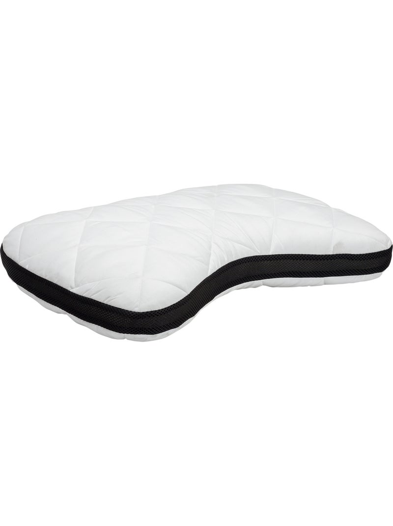 Oreiller Viscoélastique Antiallergique Fermeté moyenne Blanc - Kiabi