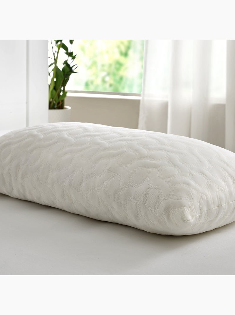 Oreiller Viscoélastique Flocons à l'Aloe Vera Fermeté élevée Beige - Kiabi