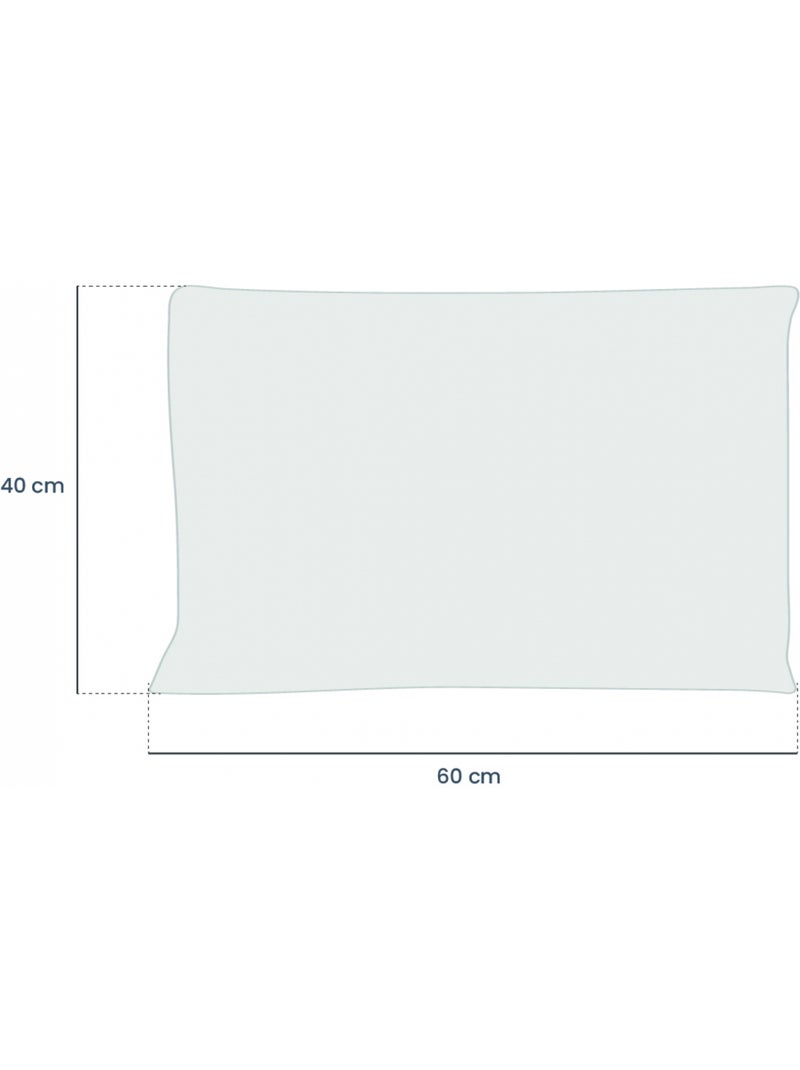 Oreillers, coussins de garnissage rectangulaires - Vivezen Blanc Blanc - Kiabi