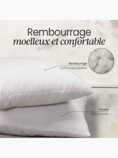 Oreillers, coussins de garnissage rectangulaires - Vivezen - Kiabi