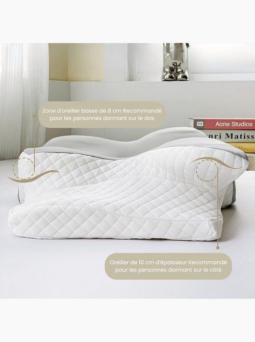 Oreillers Polyester Ergonomique à Mémoire de Forme PROMO LINGE - Kiabi