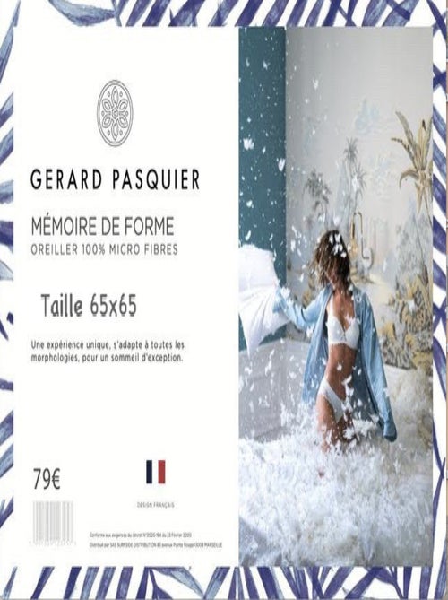 Oreillers Polyester Flocon Mémoire de Forme PROMO LINGE - Kiabi