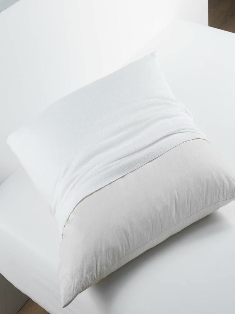 Oreillers Polyester Flocon Mémoire de Forme PROMO LINGE Blanc - Kiabi