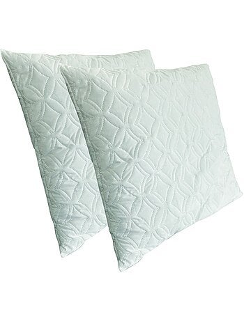 Oreillers polyester flocon mémoire de forme promo linge