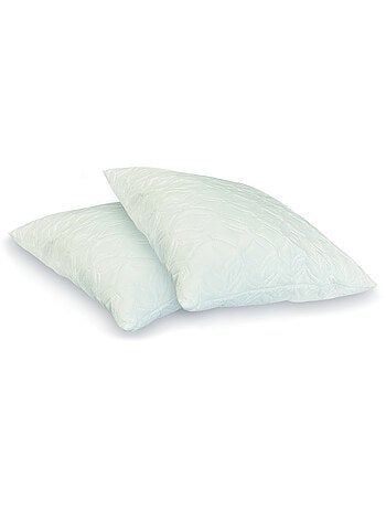 Oreillers polyester flocon mémoire de forme promo linge