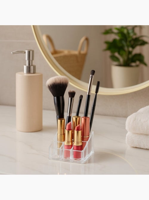 Organisateur à cosmétiques en plastique 9x9cm - Kiabi