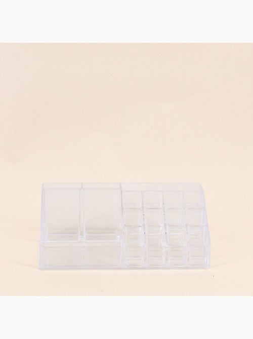 Organisateur à cosmétiques transparent 22x13cm - Kiabi