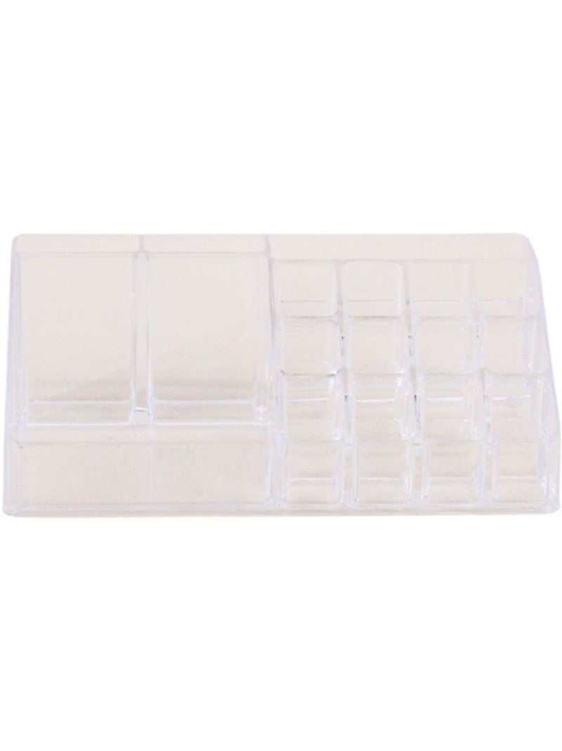 Organisateur à cosmétiques transparent 22x13cm Transparent - Kiabi
