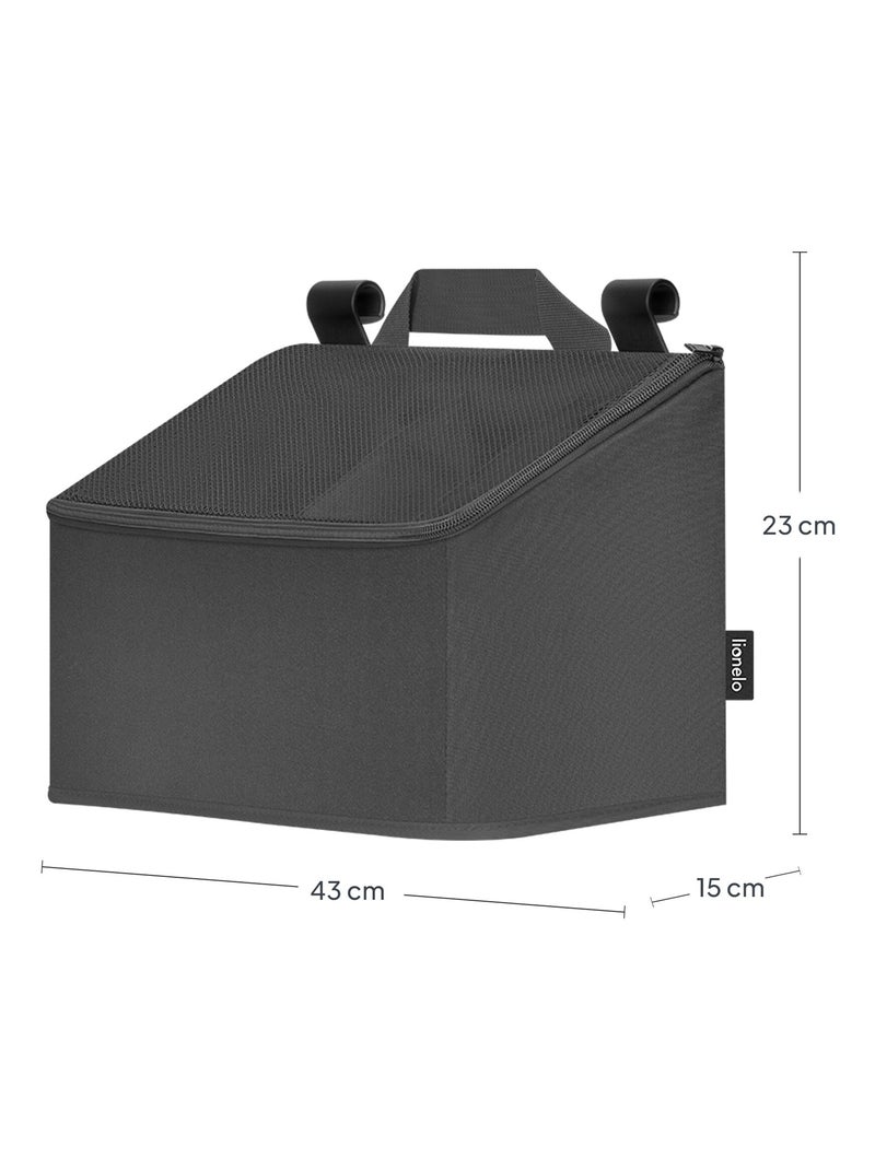 Organisateur de lit de bébé LIONELO Sidepocket - Imperméable - 3 compartiments - Zippé Gris - Kiabi