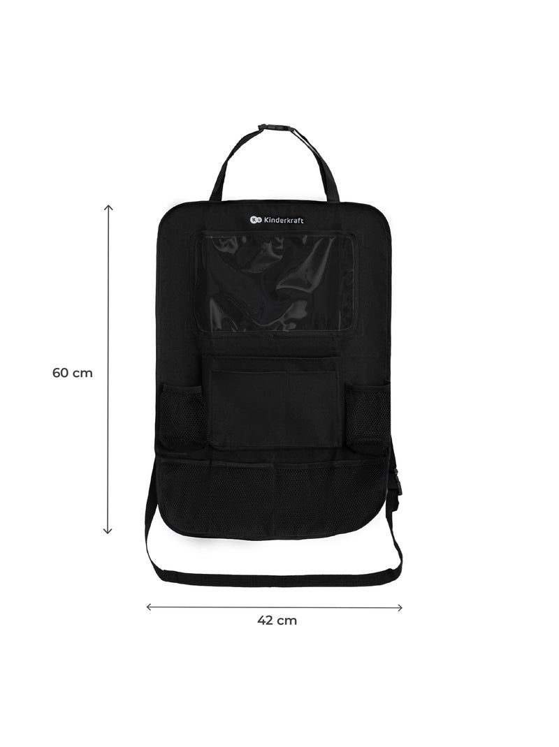 Organisateur de voiture 2 en 1 Noir - Kiabi