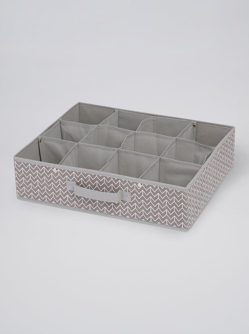 Organisateur en tissu Gris - Kiabi
