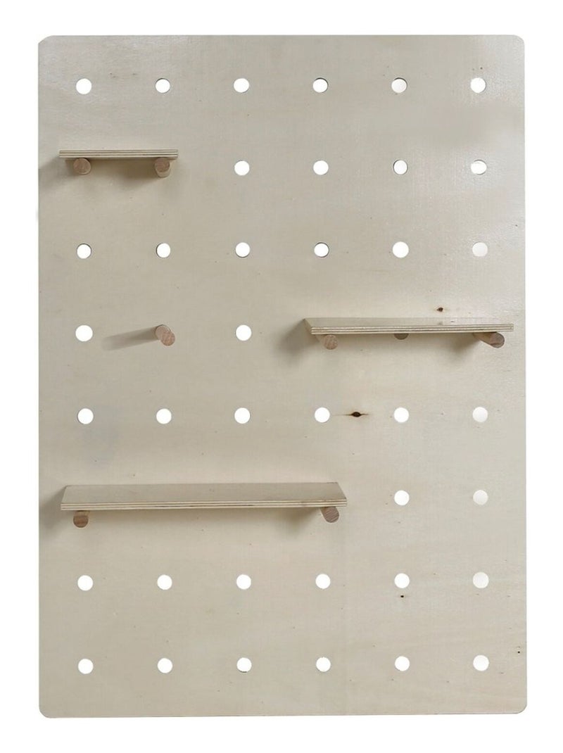 Organisateur mural adaptable à étagères SIMPLICITY Beige - Kiabi
