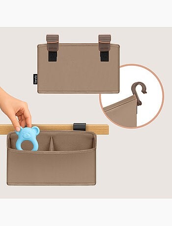 Organisateur suspendu pour lit bébé LIONELO Sidepocket - Ranger les couches - Panier