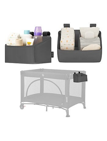 Organisateur suspendu pour lit bébé LIONELO Sidepocket - Ranger les couches - Panier