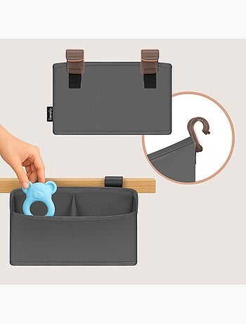 Organisateur suspendu pour lit bébé LIONELO Sidepocket - Ranger les couches - Panier