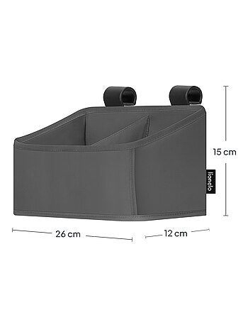 Organisateur suspendu pour lit bébé LIONELO Sidepocket - Ranger les couches - Panier