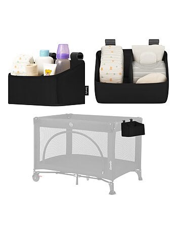 Organisateur suspendu pour lit bébé LIONELO Sidepocket - Ranger les couches - Panier