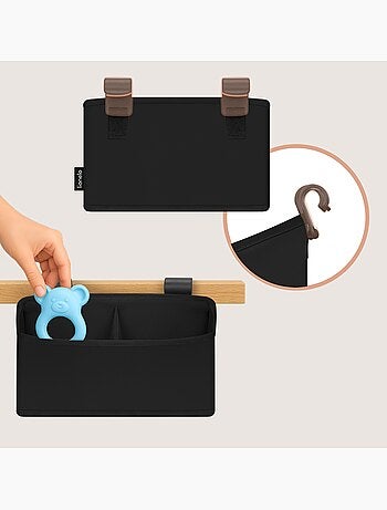 Organisateur suspendu pour lit bébé LIONELO Sidepocket - Ranger les couches - Panier