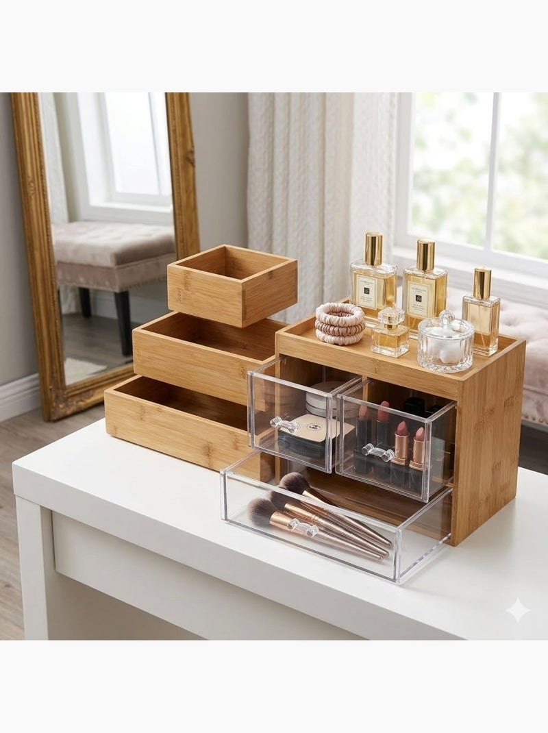 Organiseur 3 tiroirs Multicolore - Kiabi