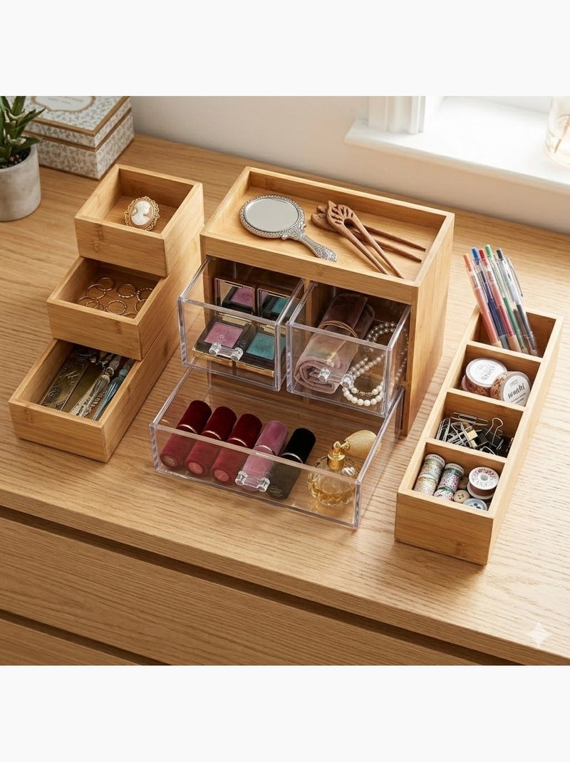 Organiseur 4 compartiments Multicolore - Kiabi