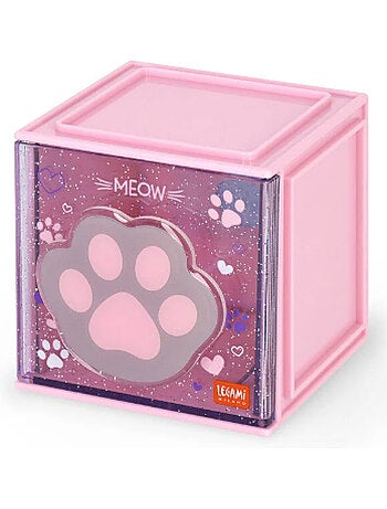 Organiseur de bureau modulable - cutie cube - kitty