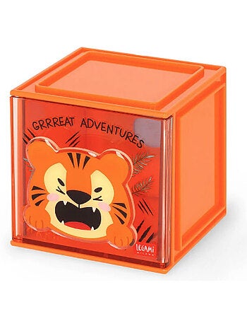 Organiseur de bureau modulable - cutie cube - tiger