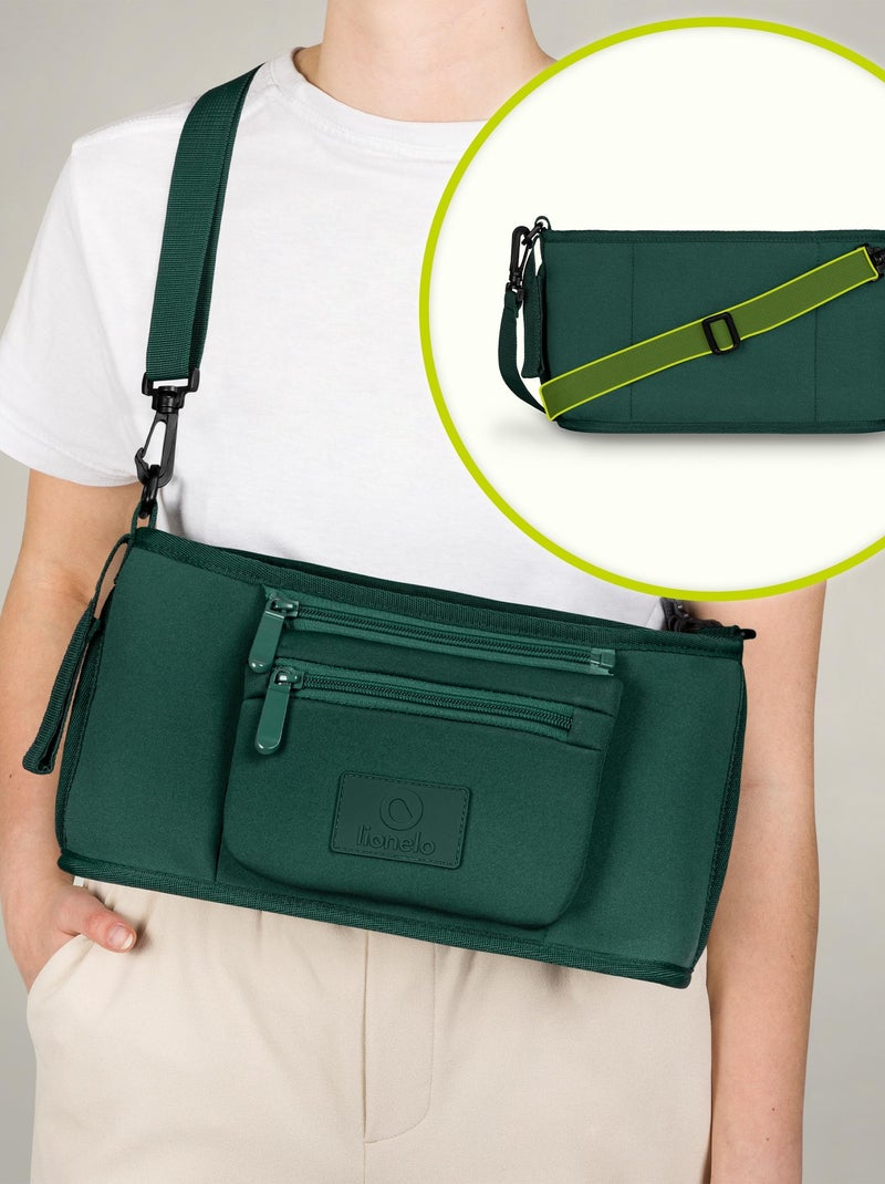 Organiseur de poussette - LIONELO Petit Cube - 35x18x9 cm - Spacieux -  Matériau facile à nettoyer Vert - Kiabi