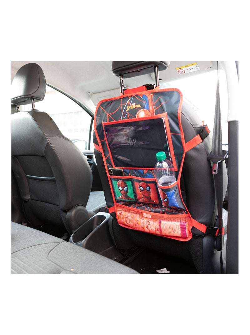 Organiseur de protection pour siège auto Marvel Spiderman Rouge - Kiabi