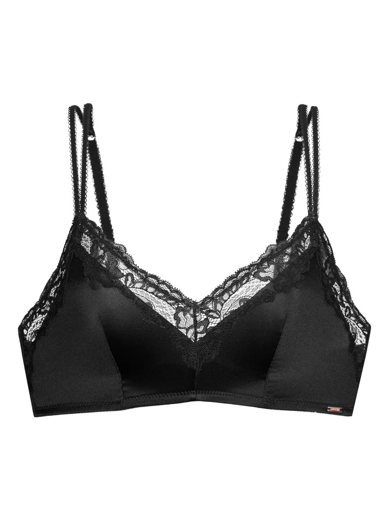 Origins brillant micro bralette non rembourrée Dorina Noir - Kiabi