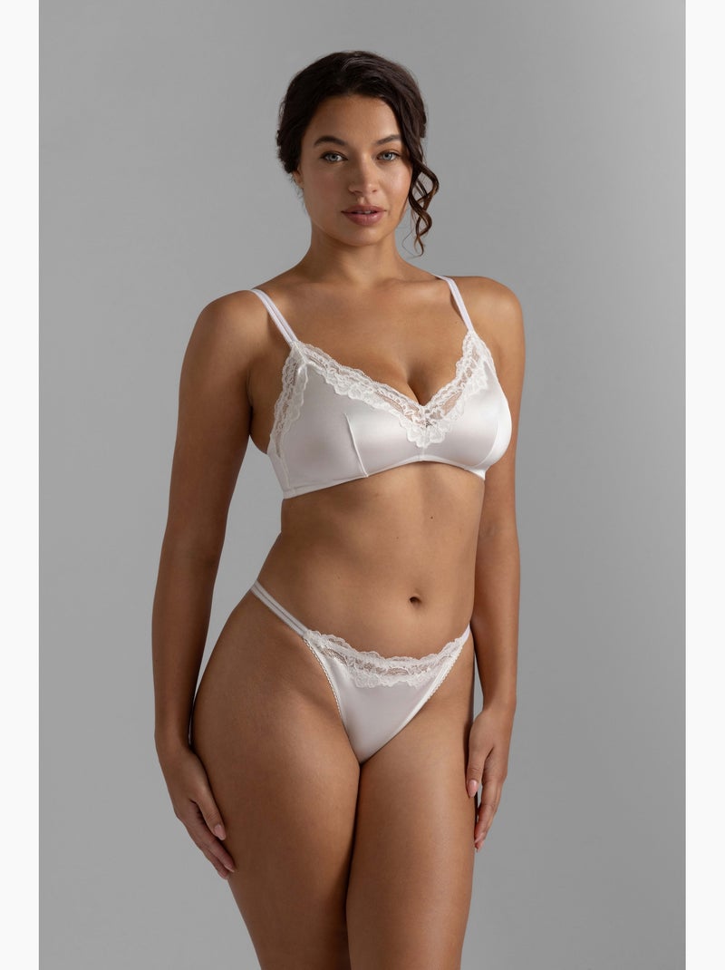 Origins Brillant Micro – Lot de 2 Bralettes Blanc - Kiabi