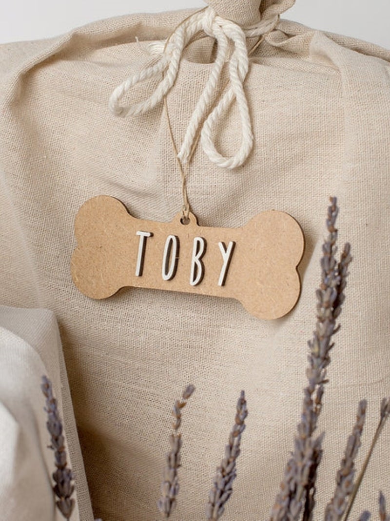 Os de Noël personnalisable en bois Beige - Kiabi