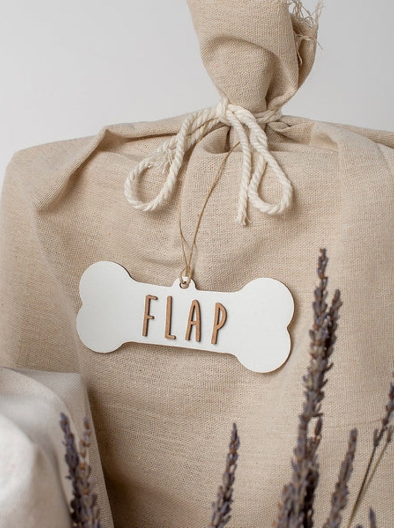Os de Noël personnalisable en bois Blanc - Kiabi