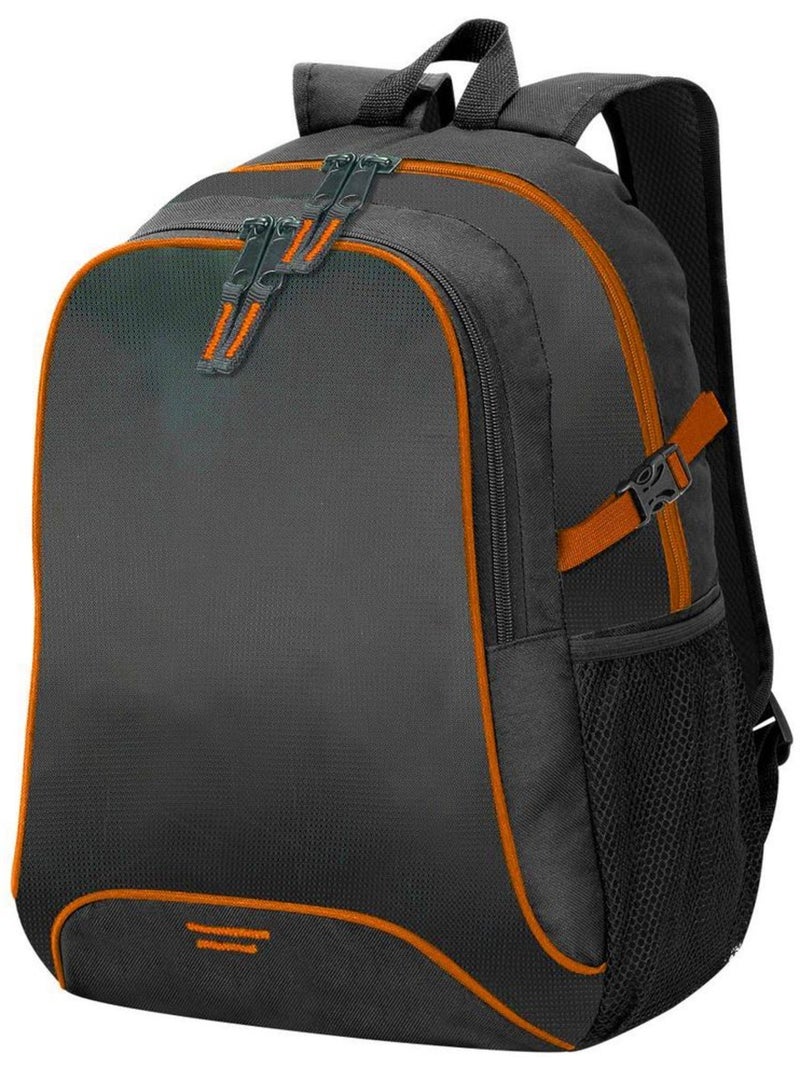 Osaka sac à dos basique (30 litres) - shugon Noir Orange - Kiabi