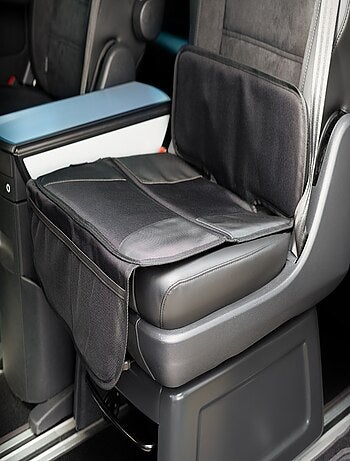 OSANN - Protège siège voitre bébé/enfant MINI compatible Isofix avec filet - 77 x 45 x 1 cm - Noir