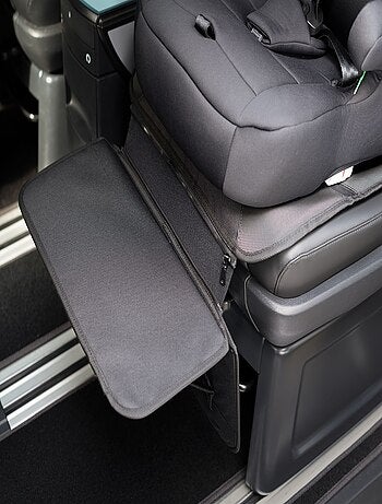 OSANN - Protège siège voitre enfant FeetUP universel avec repose-pied 2 hauteurs - Noir