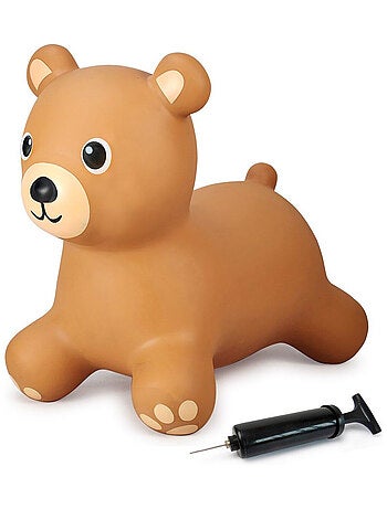 Licorne animal rebondissant avec pompe