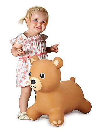 Licorne animal rebondissant avec pompe