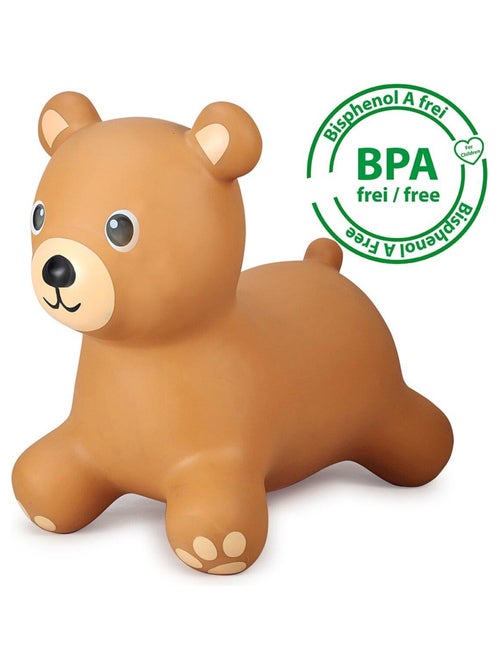 Ours animal rebondissant avec pompe - Kiabi