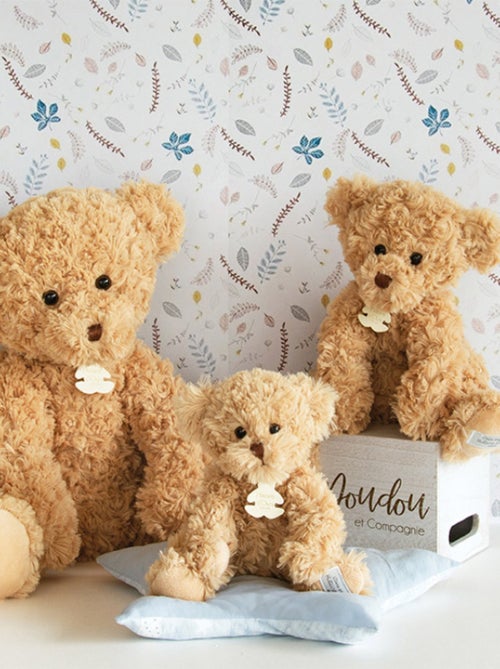 Ours en peluche beige 23 cm - Kiabi